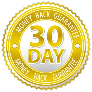 quality guarantee label template modern flat golden round