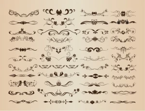 Vector Set for Ornate and Decoration Elements