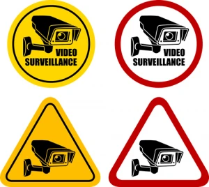vector video surveillance design elements