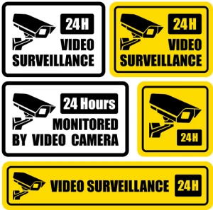 vector video surveillance design elements