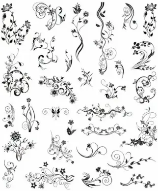 Vector Vintage Ornamental Design Elements