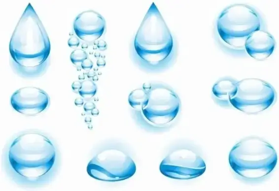 Vector Water Drops