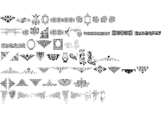 Victorian Free Ornaments Two