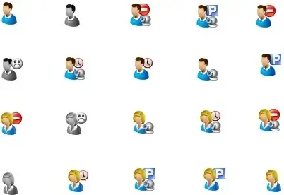 Video Chat Status Icons icons pack