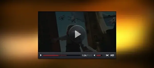 Video Player PSD