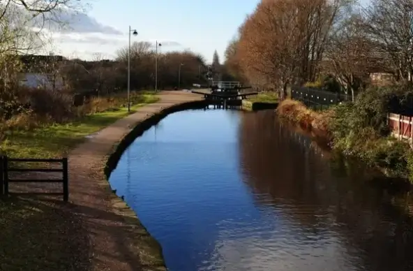 view along a canal