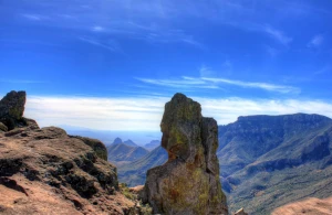 view from lost mine peak at big bend national park texas