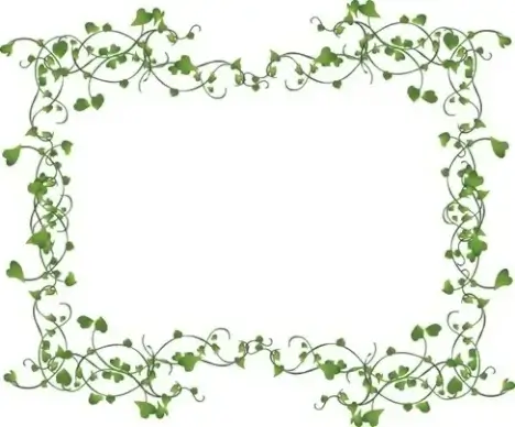 Vines Frame Vector