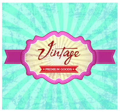 vintage banner