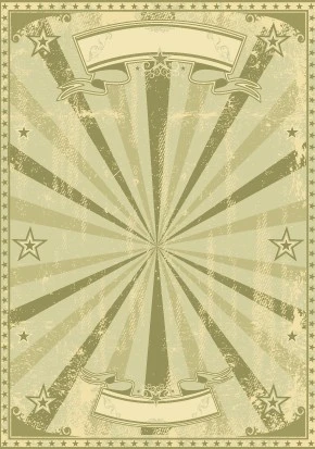 vintage circus background vector graphic