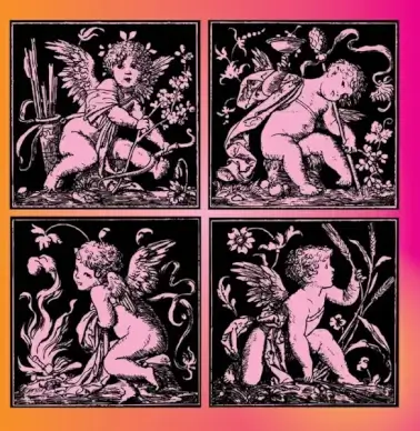 Vintage Cupid Vectors