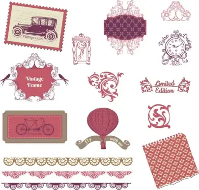 vintage design elements