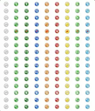 Vista Style Play/Stop/Pause Icon Se icons pack
