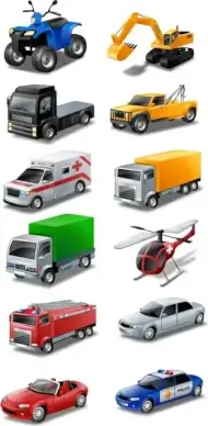 Vista Style Transport Icon Set icons pack