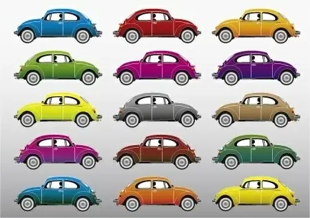 Volkswagen Beetle Vectors