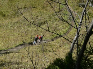 wanderer hike descent