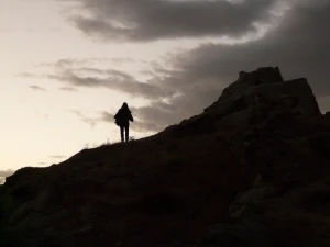 wanderin' hike silhouette