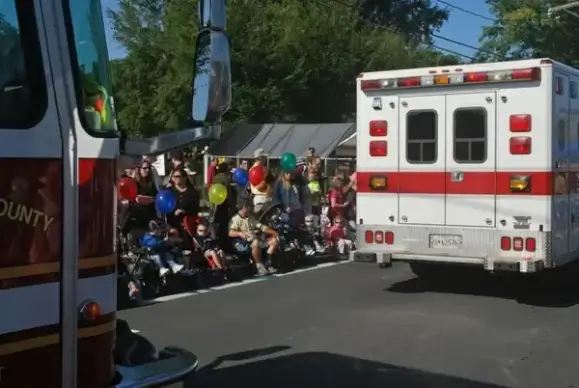 watching the parade