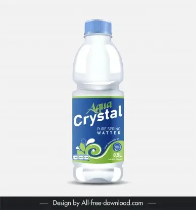 water bottle packaging design elements elegant decor