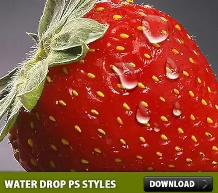 Water Drop Free Photoshop Styles