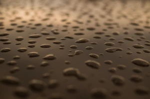water drops on surface