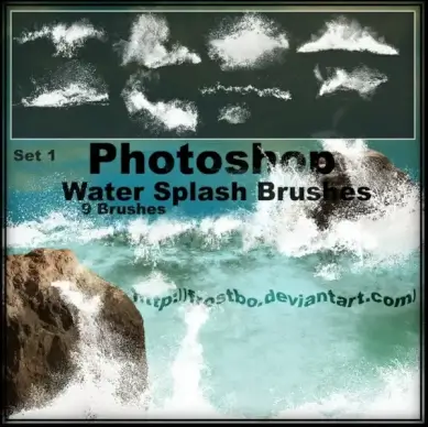 Water Splash Brushes