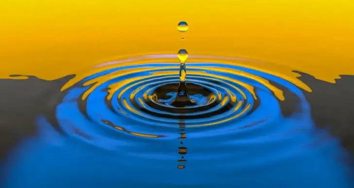 water surface movement picture contrast dynamic closeup