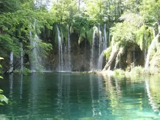 waterfall cave water