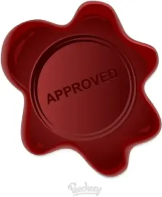 wax stamp approved