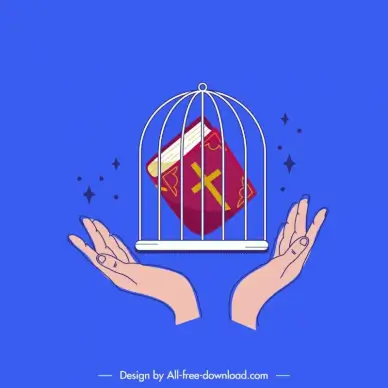 we rattle the cage religion design elements hands bible design 