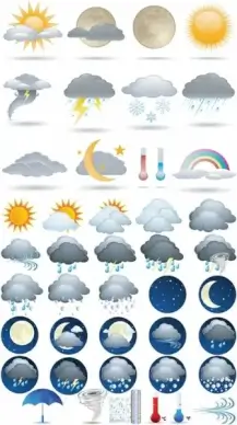 weather icon vector