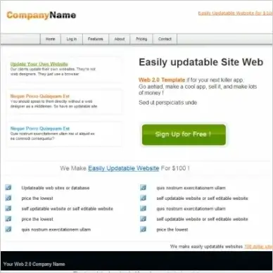 Web 2.0 Template