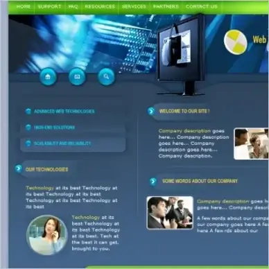 Web Technologies Template