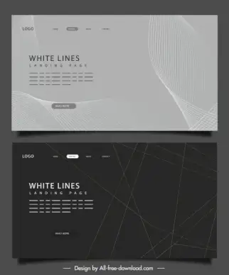 webpage background templates dark modern monochrome lines decor