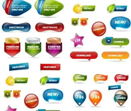 website banner design psd button