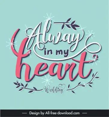 wedding quotes for any speech design elements handdrawn texts leaves decor classic design 