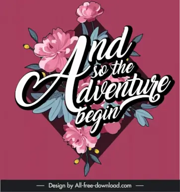 wedding quotes for any speech poster template elegant flowers calligraphic texts decor 