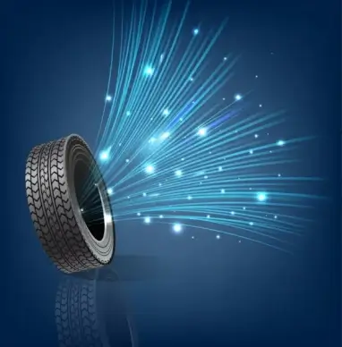 wheel advertisement sparkling light background shiny 3d decor