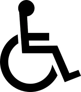 Wheelchair Symbol clip art