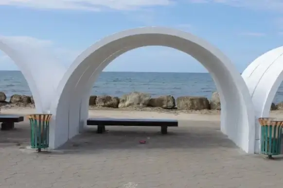 white arches