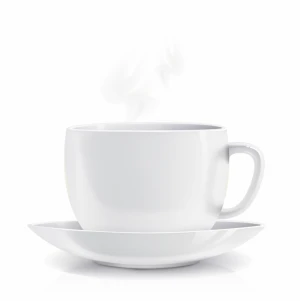 White cup