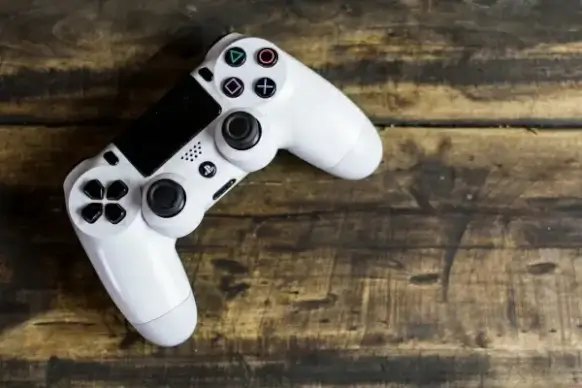 white ps4 controller