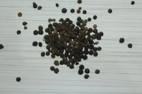 whole black pepper