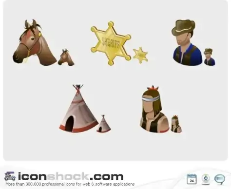 Wild West Vista Icons icons pack