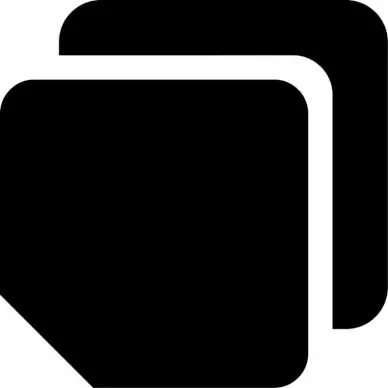 window restore icon flat black white dark silhouette squares shape