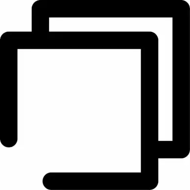 window restore icon flat contrast double squares sketch