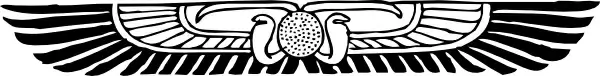 Winged Disk clip art
