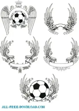 Winged Scroll Design Pack
