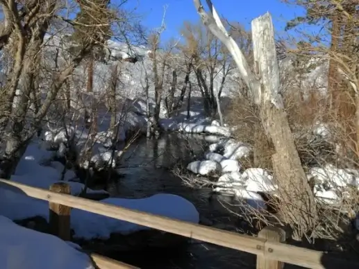 winter landscape eastern sierras