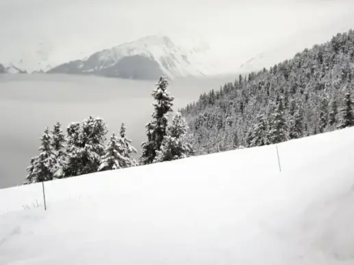 winter mountain landscape